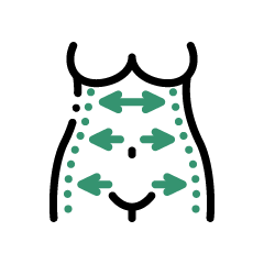 رفع چربی شکم و پهلو